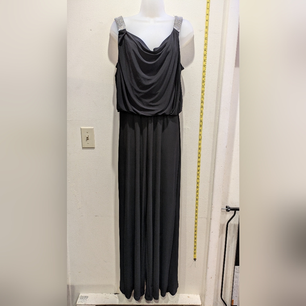 MSK Black Dress with Elegant Design